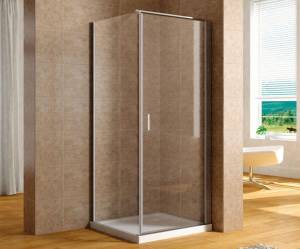 Душевой уголок Aquanet Cinetic AE12-N-90H190U-CT + AE12-F-80H190U-CT профиль хром, 900х800
