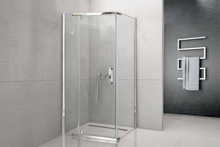 Душевой уголок Royal Bath HPVD RB80HPVD-T-CH профиль хром, стекло прозрачное, 80x80x200