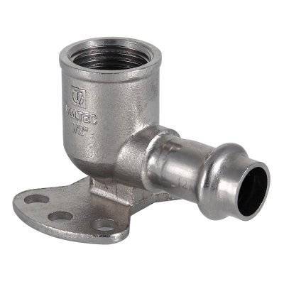 Водорозетка VALTEC из нержавеющей стали, 22 x 3/4