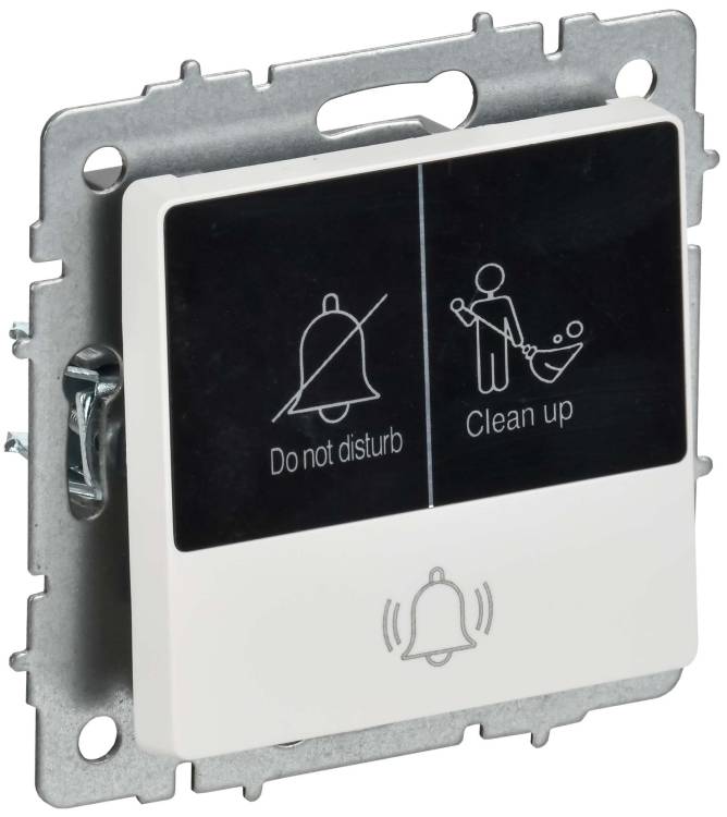 Кнопка звонка IEK Brite BR-V14-2-10-K91 арктический белый