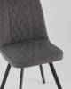 Набор из 4 стульев Stool Group Grein OS-2452-4 Bregocv-18 DUAL X4 темно-серые фото 8