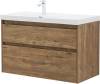 Тумба с раковиной Aquanet Nova Lite 2.0 100 L 365908 Дуб рустикальный фото 6
