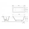 Чугунная ванна Delice Continental DLR230613R 170x70, с отверстиями под ручки, без ножек фото 2