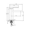 Смеситель для раковины Belz B10813-1 сатин фото 2