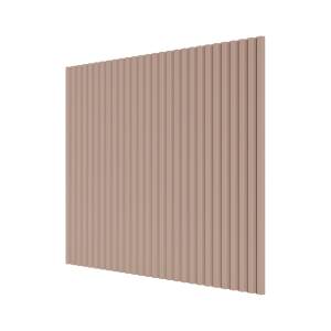 Стеновая квадратная панель МДФ Ликорн Полосы лиловая 50x50x0.8