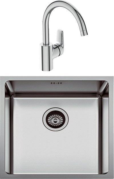 Комплект Мойка кухонная Seaman Eco Roma SMR-4944A + Смеситель Ideal Standard Ceraflex B1727AA