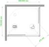 Душевой уголок Royal Bath HPD RB8090HPD-T-BL 90x80 фото 4