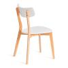 Стул Tetchair Claire 21281 белый, натуральное дерево фото 3