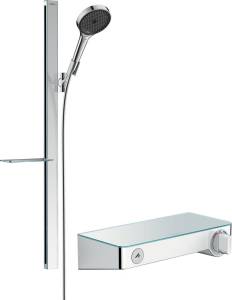 Душевой комплект Hansgrohe термостат Ecostat Select 13171000 + душевой гарнитур Rainfinity 27671000