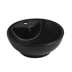 Раковина Abber Bequem AC2101MB 45 см, черная матовая