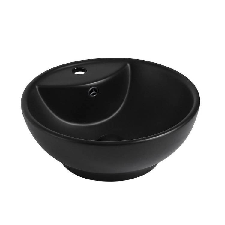 Раковина Abber Bequem AC2101MB 45 см, черная матовая
