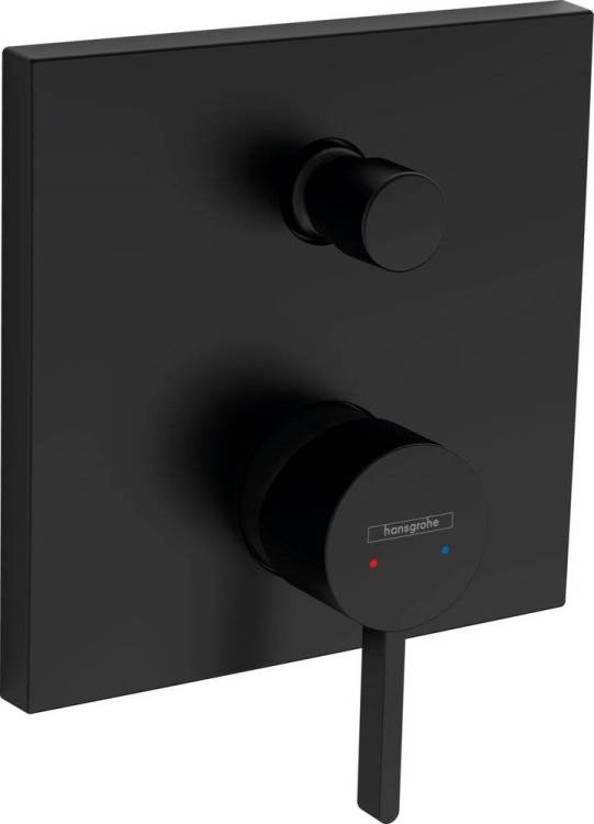 Смеситель для ванны с душем Hansgrohe Finoris 76415670 матовый черный