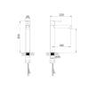 Смеситель для раковины Iddis Aiger AIGBC01i01 хром матовый фото 4
