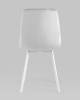 Стул Stool Group Chilly OS-2011-V seat HLR-14 wl DUAL серебристый, белые ножки, велюр фото 5