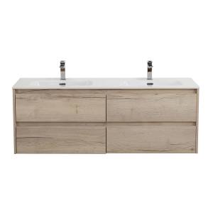 Тумба под раковину BelBagno KRAFT-1400-4C-SO-2-RGB Rovere Galifax Bianco, 140x50x46