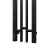 Полотенцесушитель электрический Point Фрея PN20728B П2 140x800 диммер слева, черный фото 3