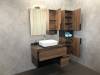 Тумба с раковиной Comforty Штутгарт-90 00-00002868 дуб темно-коричневый фото 17