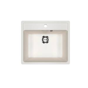 Мойка кухонная Uperwood Simple (Симпл) UPD-300-341 ультра-белая, 56x50