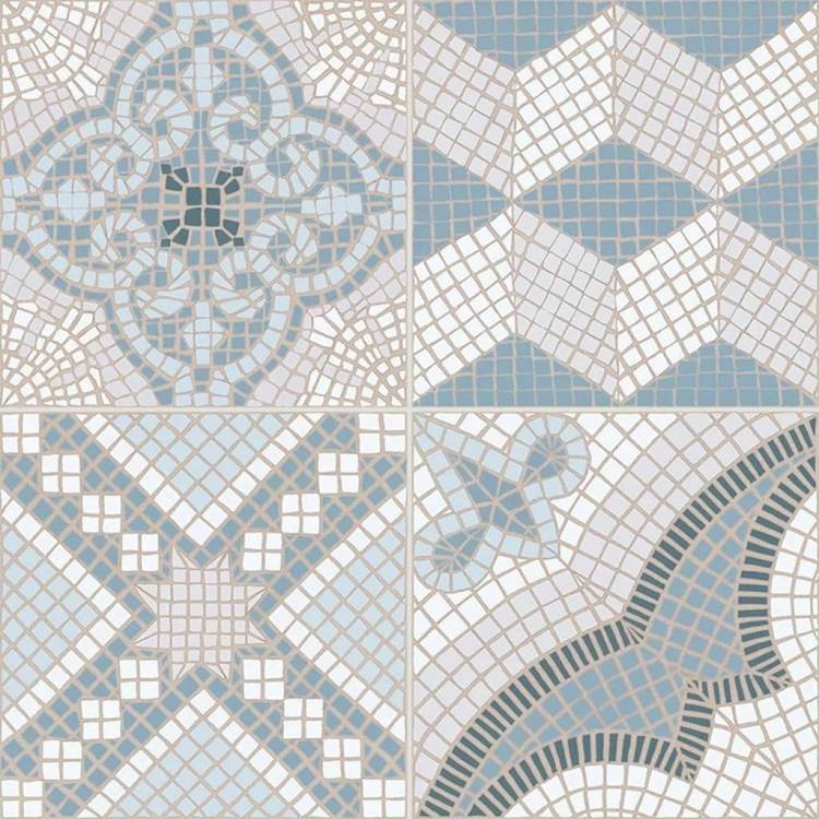 Керамогранит Gaya fores Tessela Blue 33.2x33.2