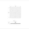 Верхний душ Wonzon & Woghand WW-88DP02-BN никель фото 2