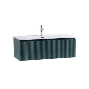 Тумба с раковиной BelBagno Голубой матовый, раковина BB-8099-100