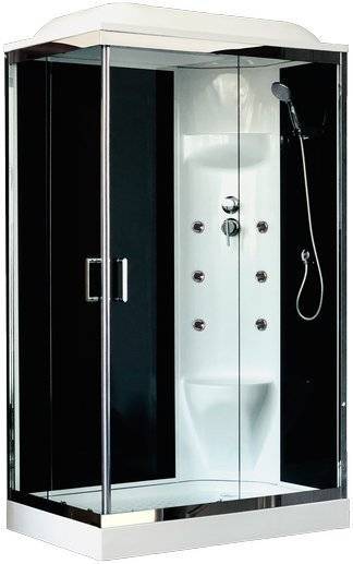 Душевая кабина Royal Bath RB8120HP7-BT-CH-R с низким поддоном, с сиденьем