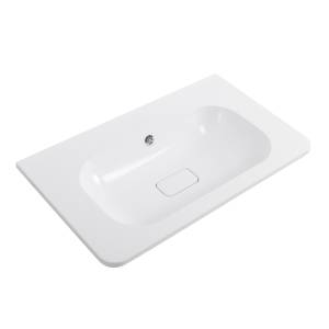Раковина Cezares Relax CZR-800/480-LV-MR-NV-W0 белая матовая, 80x48