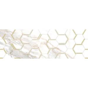 Декор Laparet Adelaida Белый 25x75