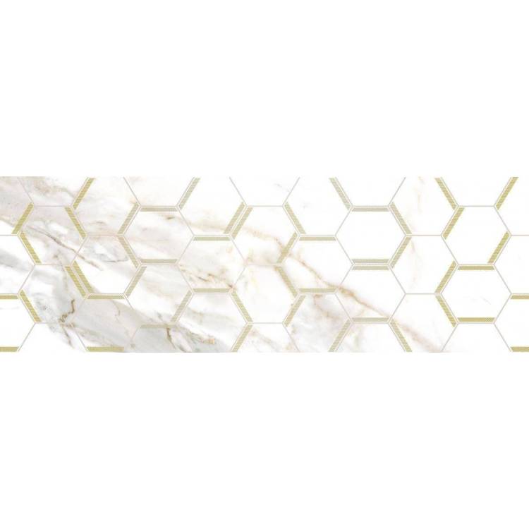 Декор Laparet Adelaida Белый 25x75