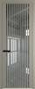 Межкомнатная дверь Profil Doors 3 AGP цвет профиля Никель матовый, стекло безопасное 6 мм зеркало 800x2000