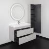 Тумба с раковиной Comforty Мадрид-100М2(Н) 00-00021783 серый шелк фото 5
