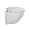 Унитаз подвесной BelBagno Amanda BB051CH-TOR-FC/SC безободковый, с сиденьем микролифт, белый фото 5