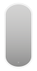 Зеркало Brevita Сатурн SAT-Dro1-050-white с подсветкой, белый, 115x50 см фото 3