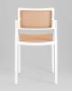 Стул Stool Group Milto 8059 white/beige белый фото 5