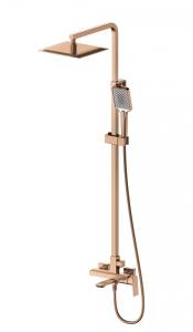 Душевая стойка Wonzon & Woghand Diamond WW-88739011-BRG брашированное розовое золото