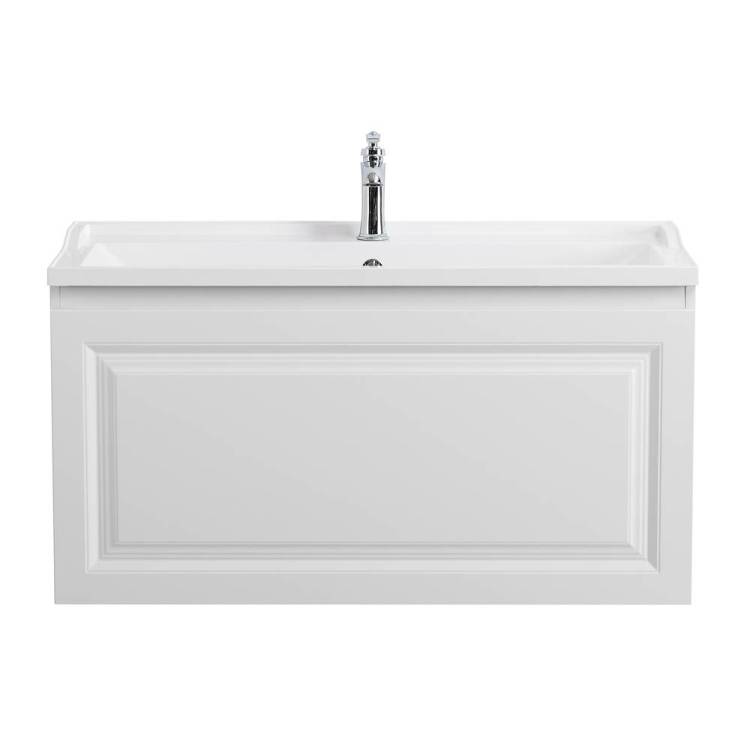 Тумба под раковину Cezares GIUBILEO-N-100-1C-SO-BL Bianco Lucido, 99.6x50x44.3
