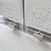 Душевая дверь в нишу Belbagno LUCE-BF-2-160-C-Cr профиль хром, стекло прозрачное, 160x195 фото 4