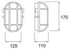 Уличный настенный светильник Deko-Light Syrma Oval White 401011 фото 3