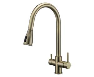 Смеситель для кухни Paulmark Lange La214212-BR бронза