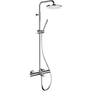 Душевая система Remer Elegance EQ34A7MDMD20 хром, с изливом, с термостатом