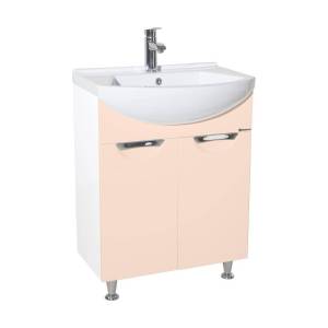 Тумба с раковиной Bellezza Альфа 55 бежевая
