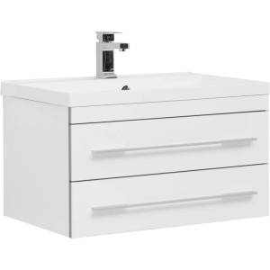 Тумба с раковиной Aquanet Верона 75 287672 белый, 445x750x480