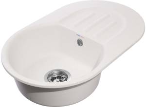 Мойка кухонная GranFest Smart 685L белый
