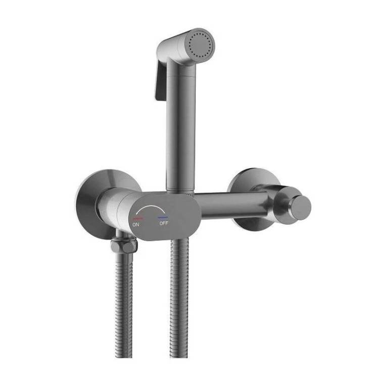 Гигиенический душ RGW Shower Panels 581408216-11 SP-216Gr brush, серый, со смесителем