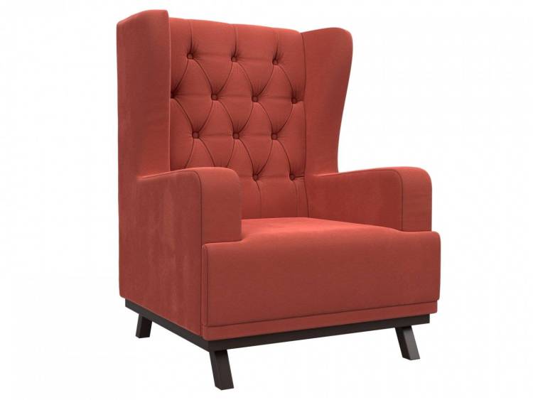 Кресло Лига Диванов Джон 108479 Коралловый 77/71/100