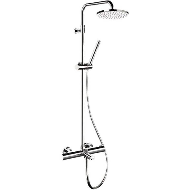 Душевая система Remer Elegance EQ34A7MDMD20 хром, с изливом, с термостатом