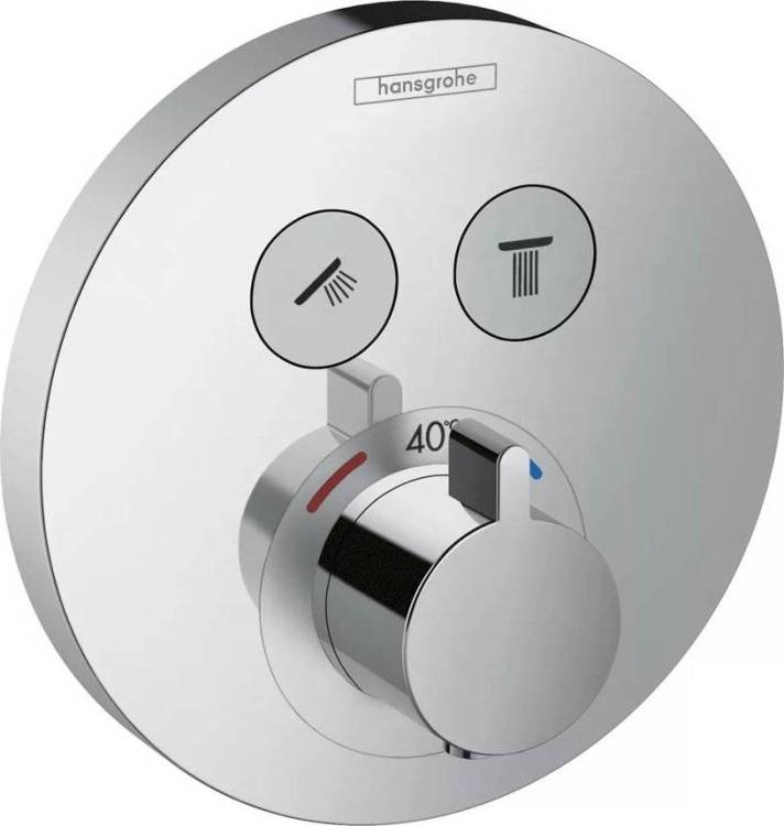 Термостатический смеситель Hansgrohe ShowerSelect S 15743000 для ванны