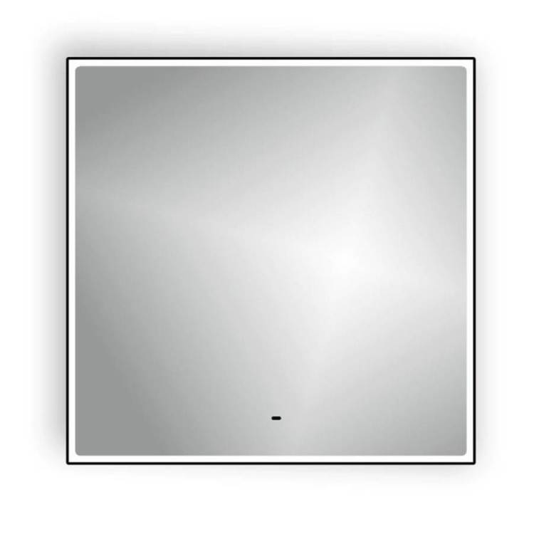 Зеркало Watersense Eva W00906 LED Black Edition, сенсор на взмах, 80x80