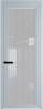 Межкомнатная дверь Profil Doors 1 AGP цвет профиля Серебро, стекло безопасное 6 мм страйп 800x2000