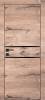 Межкомнатная дверь Profilo Porte экошпон PX-18, глухая, дуб пацифик, AL кромка черная 400x2000